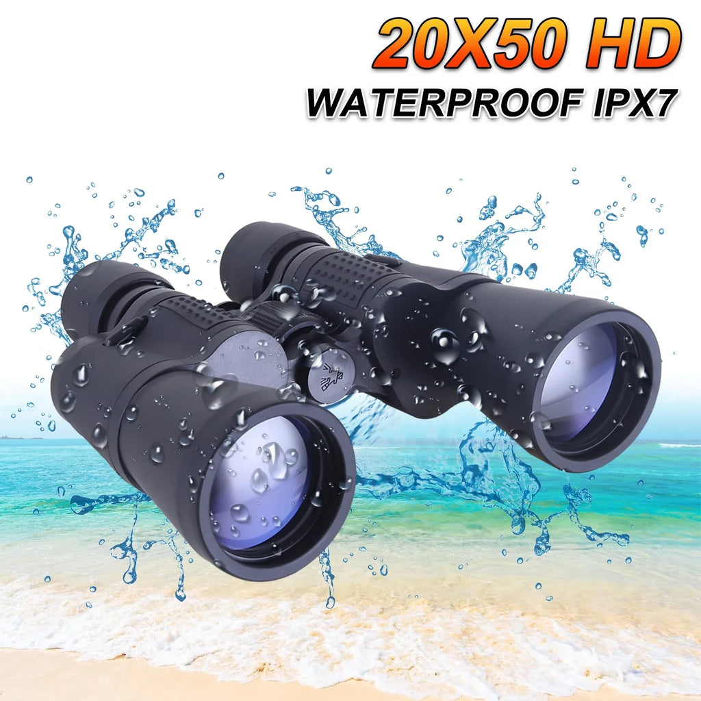 20x50 Binoculars for Adults Kids, Low Light Night Vision, Clear BAK4 Prism FMC Lens, For Bird Watching, Outdoor Sightseeing