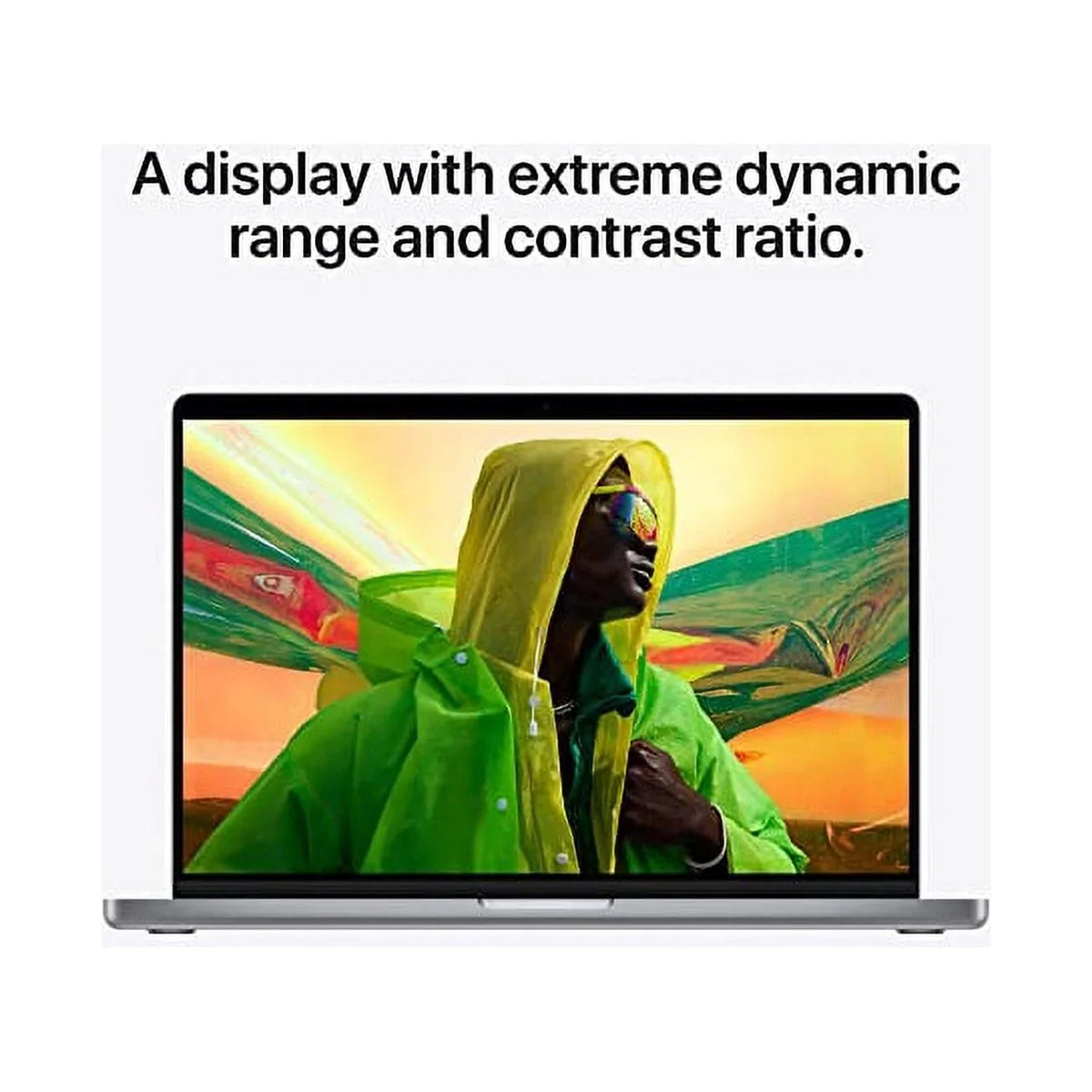 Restored  MacBook Pro (14-inch,  M1 Pro chip with 8 core CPU and 14 core GPU, 16GB RAM, 512GB SSD) - Space Gray (Refurbished)