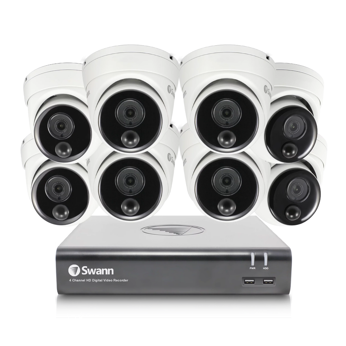 Swann 8 Camera 8 Channel 1080p Full HD DVR Security System - SWDVK-84580V8D