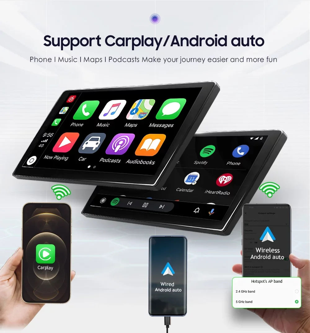 For  Focus 2012 2013 2014 2015 2016 2017 Android 12.0 Wifi 2+32GB Car Stereo Radio Head Unit GPS Navigation RDS Carplay Player
