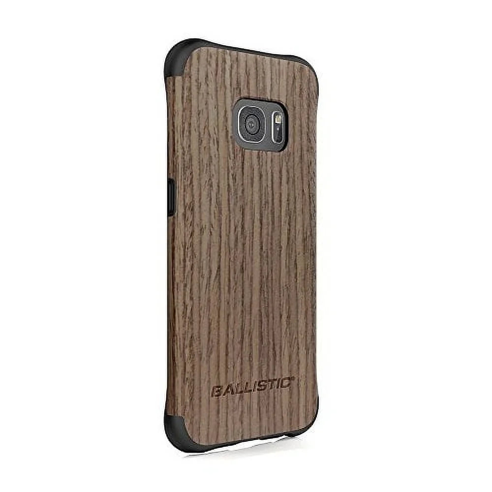 UT1689-B20N  Galaxy S7 edge Urbanite Select Case, Black/Dark Ash Wood. Ballistic Case Co
