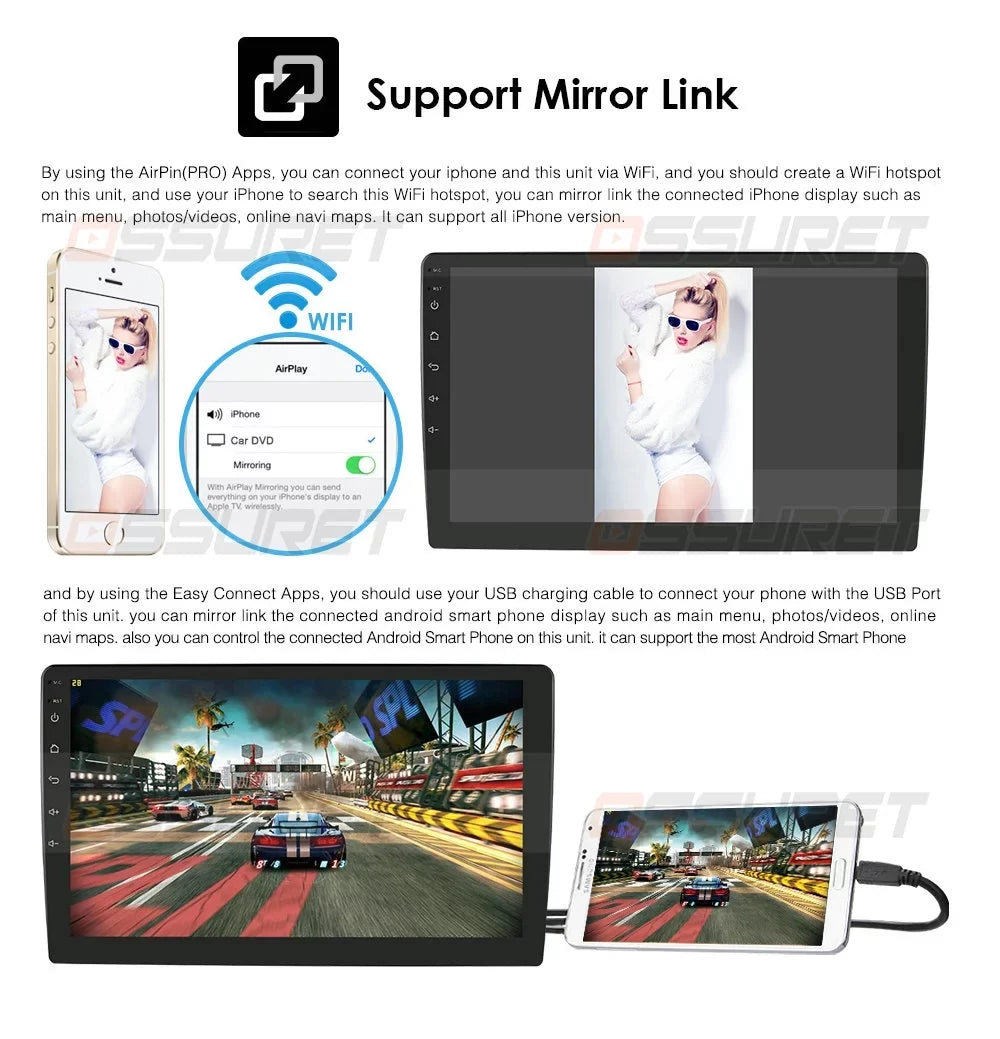 For  Focus 2012 2013 2014 2015 2016 2017 Android 12.0 Wifi 2+32GB Car Stereo Radio Head Unit GPS Navigation RDS Carplay Player