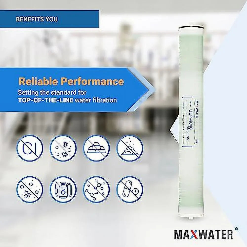 Heavy Duty  Reverse Osmosis 4040 RO Membranes  4" X 40" Good For Industrial (Ulp 4040)