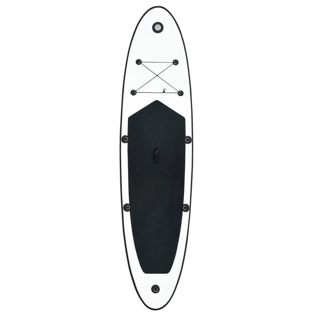 Walmeck Inflatable Paddleboard Set Black and White