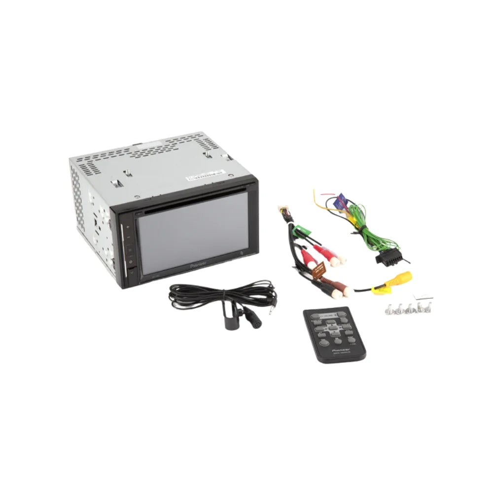 KIT4950 Bundle for 2005-2011  Tacoma W/ Pioneer Double DIN Car Stereo with Bluetooth/Backup Camera/Installation Kit/in-Dash DVD/CD AM/FM 6.2" WVGA Touchscreen Digital Media Receiver