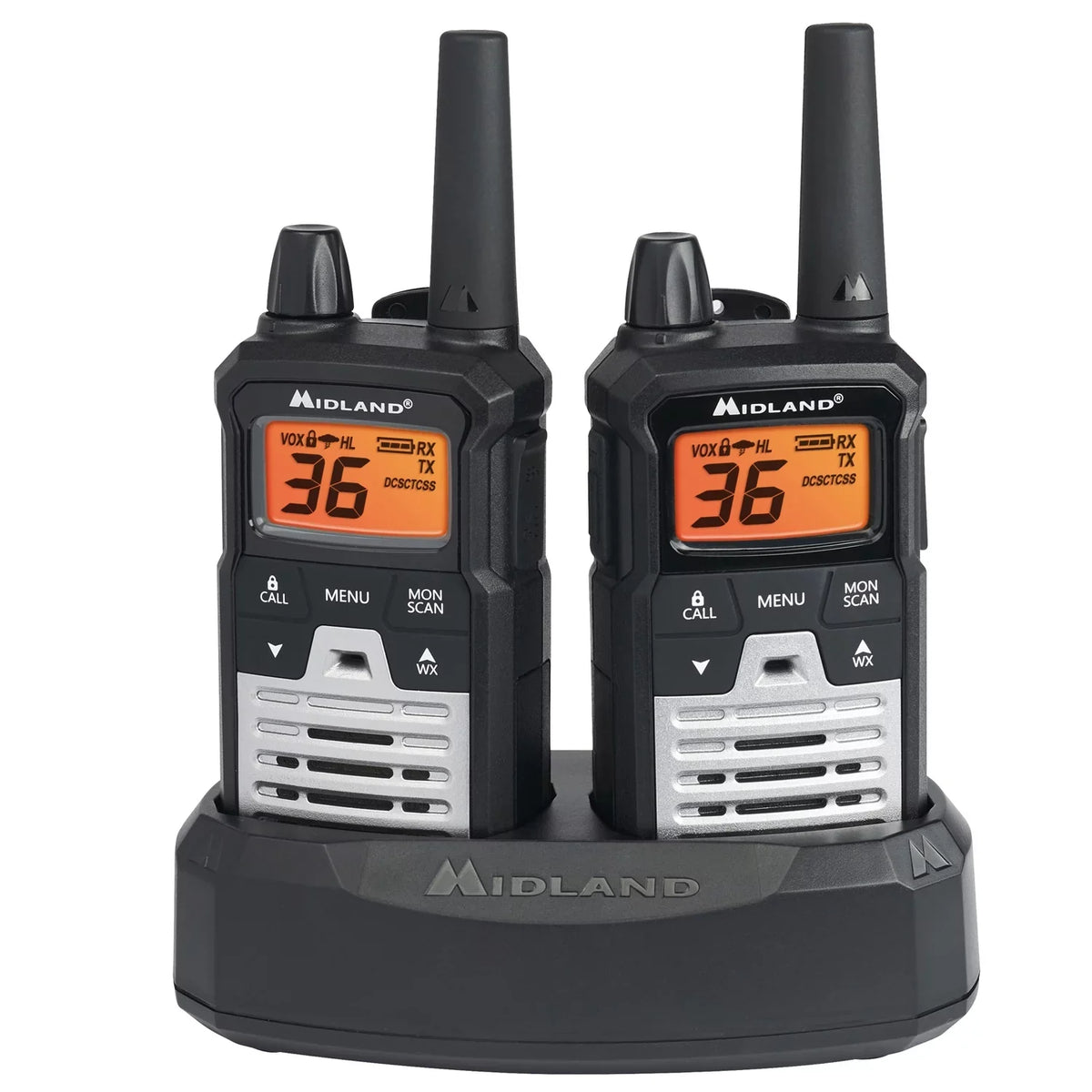 Midland T290VP4 X-TALKER GMRS Long Range Walkie Talkie - Two Way Radio with NOAA elements Scan + Alert and 121 Privacy Codes