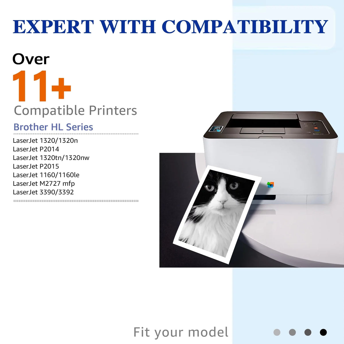 49A 53A Q5949A Halofox 49A Toner Cartridge Replacement for  49A Q5949A 53A Q7553A 49X Q5949X for  Laserjet 1320 1320n 3390 1160 1320tn 1320nw 3392 P2015 P2015dn Printer Ink (Black, 6-Pack)