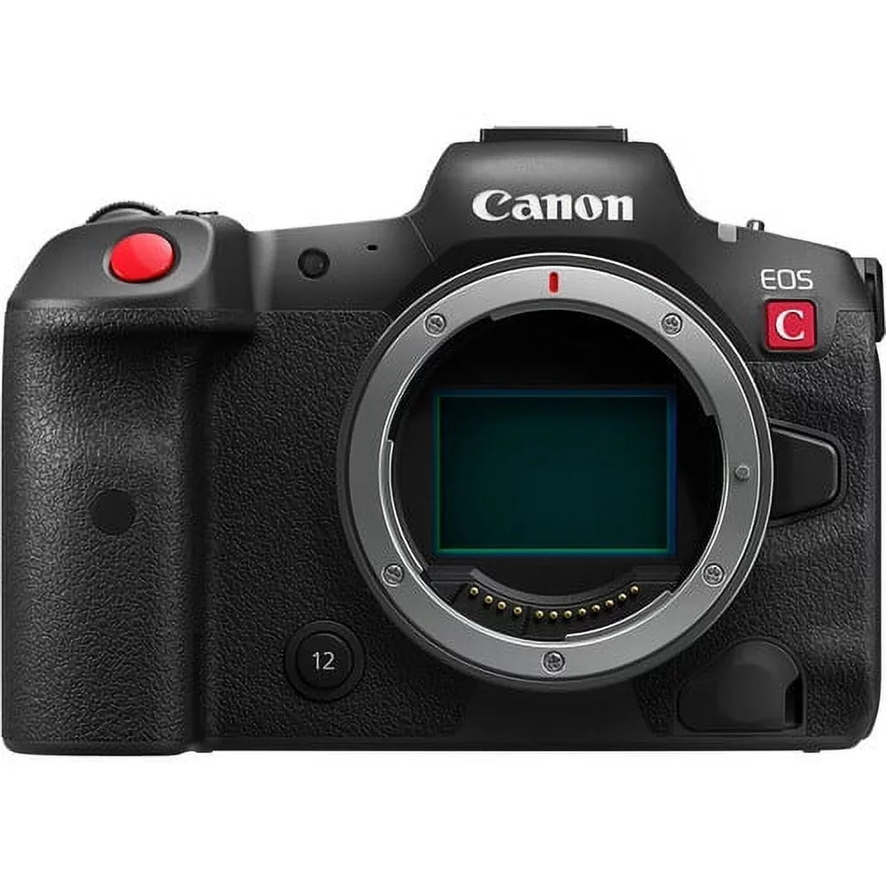 EOS R5 C Mirrorless Cinema Camera (Body Only) and Mount Adapter EF-EOS R Bundle + Deluxe Accessories Like Pro Microphone, High Power LED, 4-Pack Photo Editing Software and More