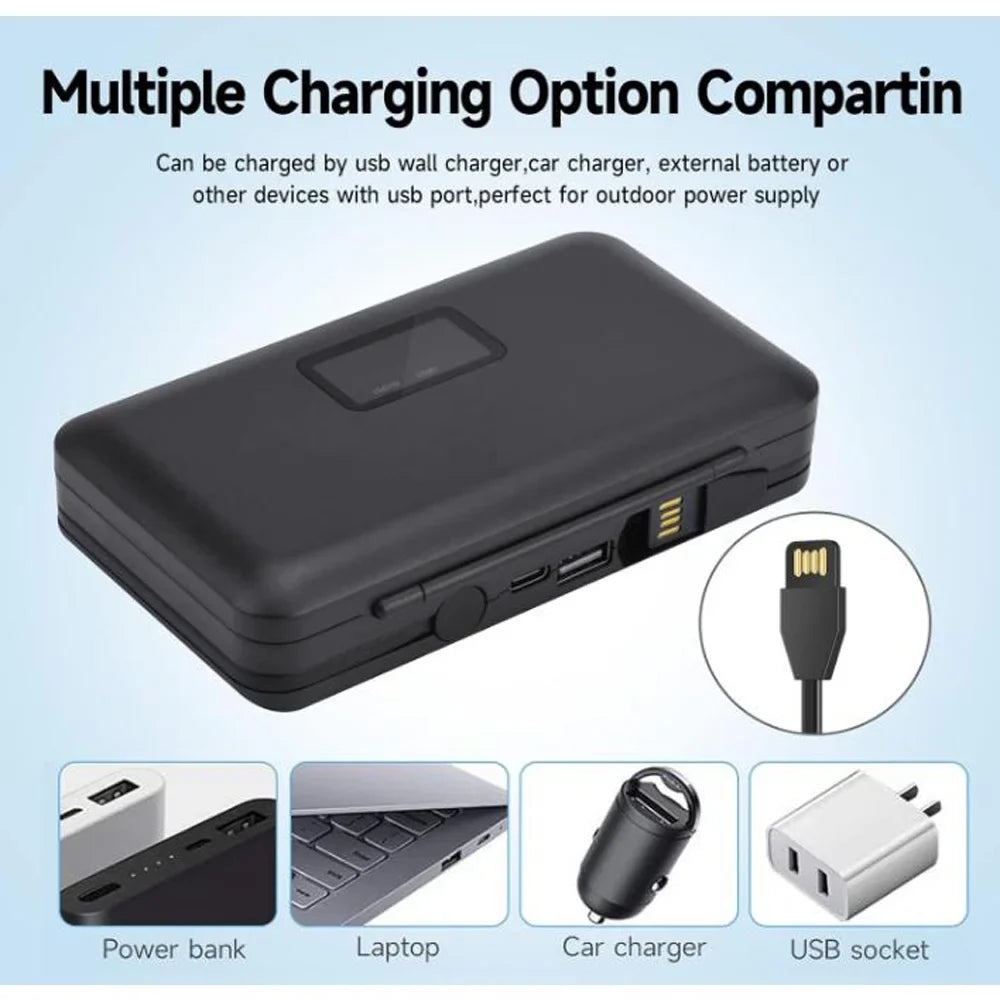 NP-FZ100 2 Pack 7.4V 2280mAh Battery with LCD Multi-Functional Battery Charger Case for  BC-QZ1 Charger, Alpha FX3, FX30, A1, A7C, A9, A9 II, A7R III, A7R IV, A7S III, A7 III, A7 IV, A6600