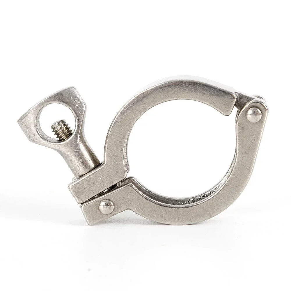 10PCS Stainless Steel Quick-loading Clamp for Machine Tools，Ships, Sewage Treatment moisture Oil Gas for Soft or Hard Pipe Links