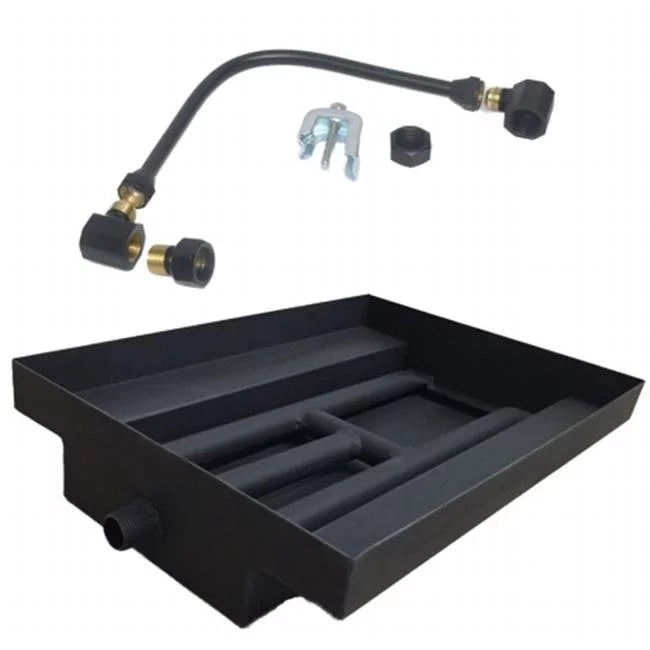 Powder Coated Burner Island Kit, Natural Gas. 21 in