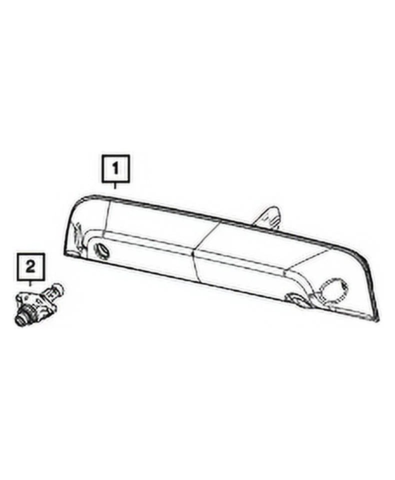 New Genuine Mopar Camera 2021-2024 OE 68448640AA