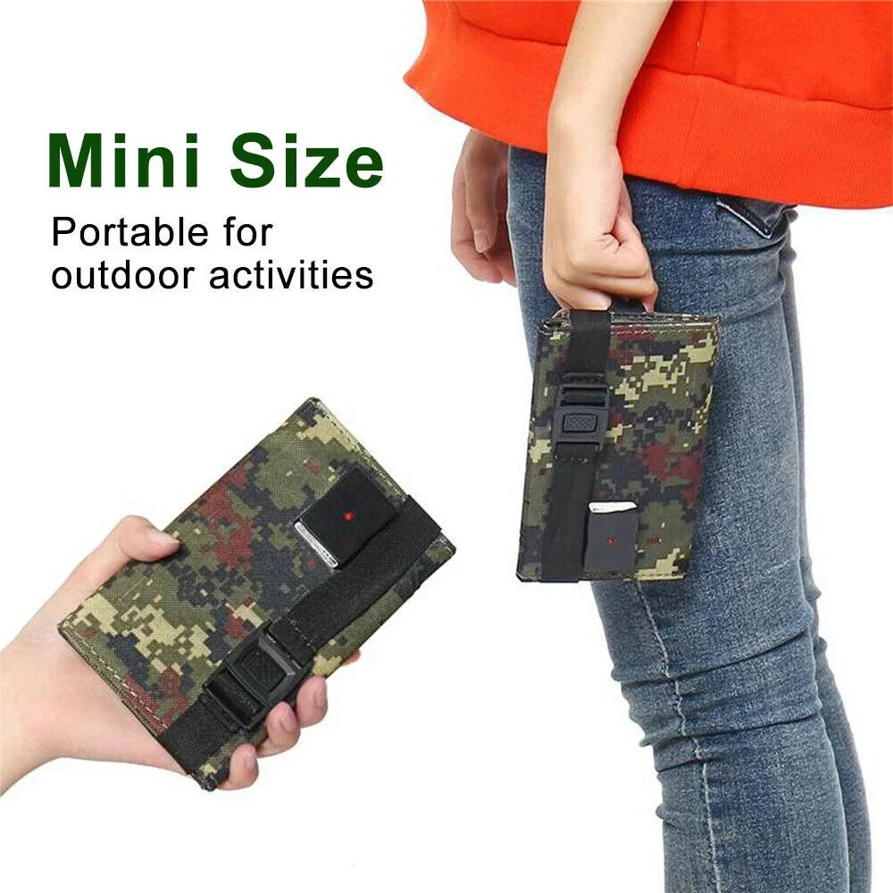 JLLOM 2Pcs 80W USB Solar Panel Folding Portable Power Bank Outdoor Hiking Phone Charger Kit