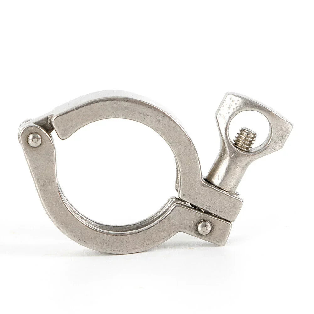 10PCS Stainless Steel Quick-loading Clamp for Machine Tools，Ships, Sewage Treatment moisture Oil Gas for Soft or Hard Pipe Links