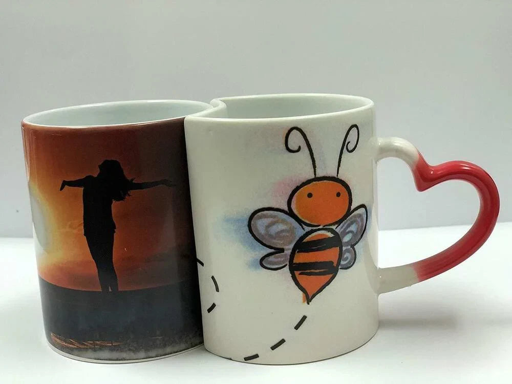 PC Universal Sublimation Professional Bundle with Printer, Heat Press Machine & Assorted Mugs, Heat Tape, 2 sets Cartridges & 100 sheets Premium transfer paper