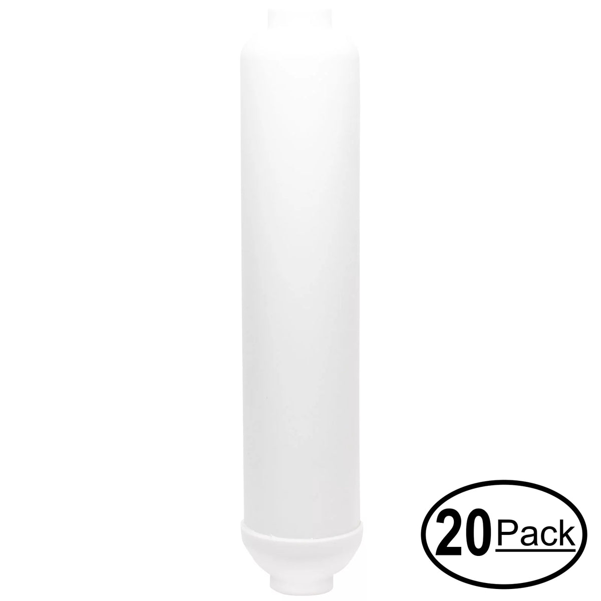 20-Pack Replacement for Expres aqua ROUV10MC Inline Filter Cartridge - Universal 10-inch Cartridge for Express liquid 6 Stage UV Reverse Osmosis Filtration System - Denali Pure Brand