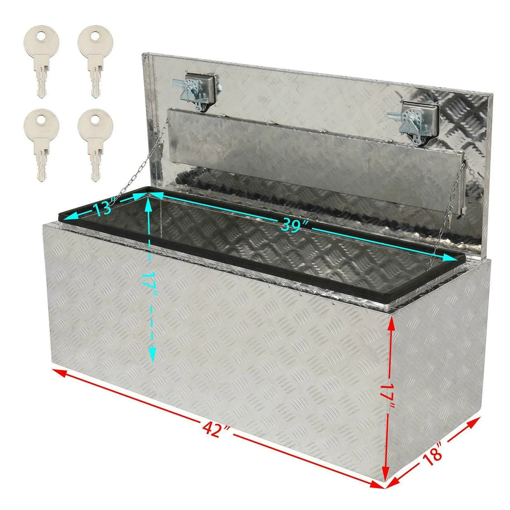 Teledu 42" Aluminum Truck Pickup Underbody Underbed Tool Box Trailer Storage ToolBox