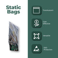 3 Mil Metallic Conductive Transparent Bags 4" x 6" High-high-grade 100/CS Dependable ESD Protection
