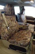 F369 2004-2008  F150 XLT Super Cab Front 40/20/40 Split Seat With Adjustable Headrests and Opening Center Console in Camo Endura