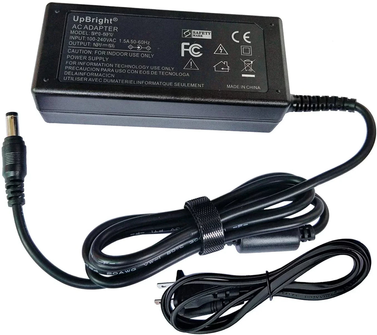UpBright Octagon Tip 65W AC Adapter suitable with  da65ns4-00 XK850 PA-1650-05D 1318 pp22l PP23LA NX061 la65ns2-00 Inspiron 1318 1440 15 1545 1750 N411z P04G N4120 HF274 PA-21 Family PA21 RM617