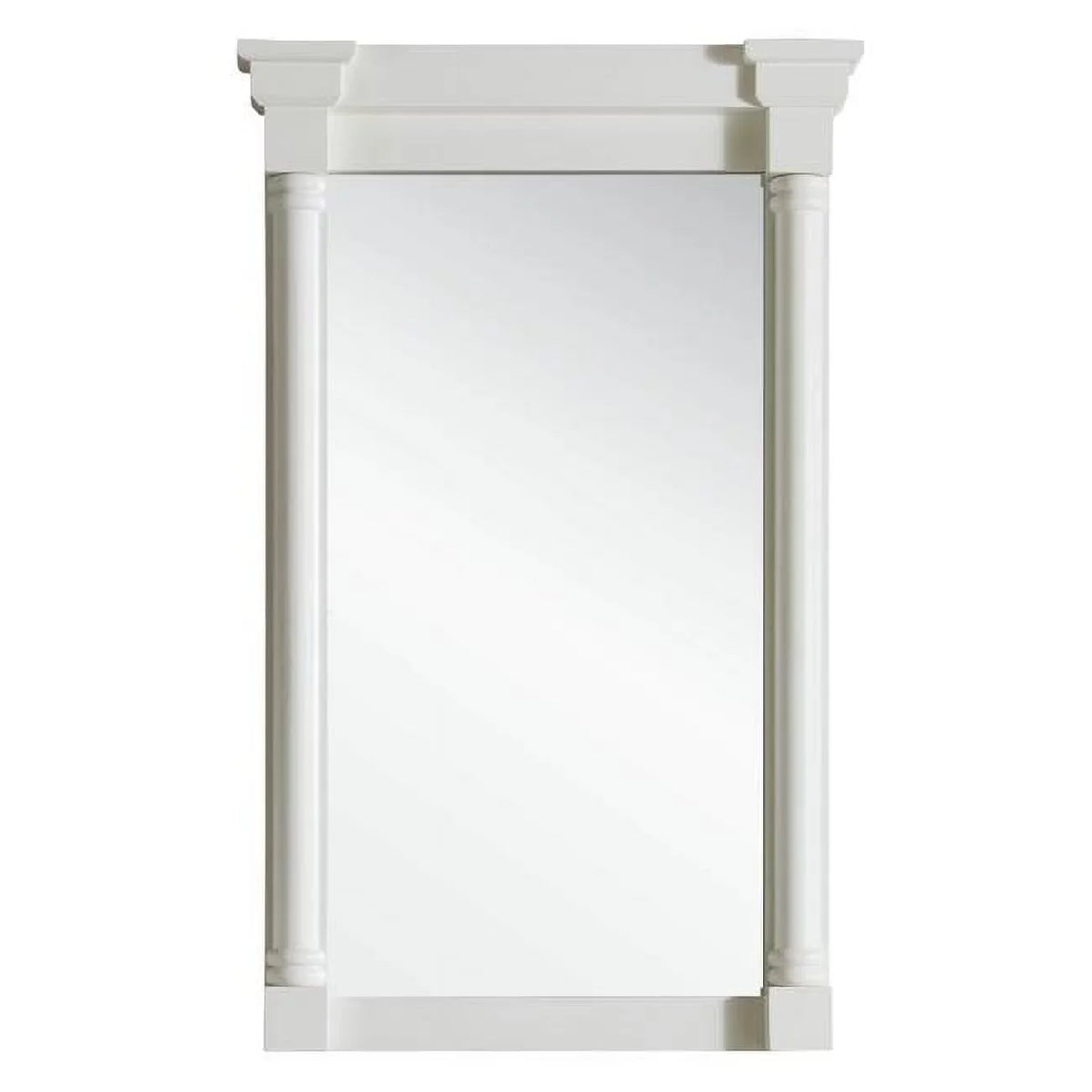 Savannah & Providence Mirror, Bright White. 23 in