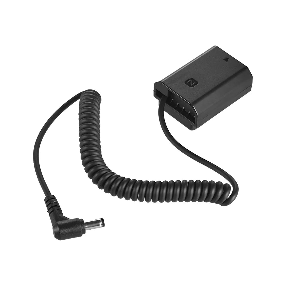 NP-FZ100 Dummy Battery Pack  Coupler Connector Cable, Adapter for  A7III A9 A7RIII A7SIII, Long-lasting  Solution