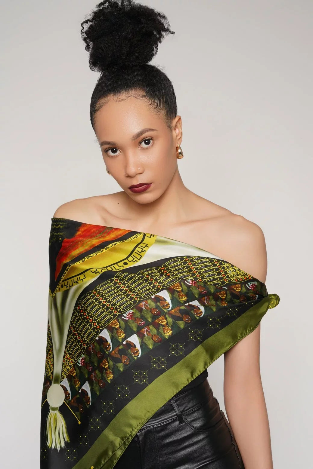 Queen of Sheba Mulberry Silk Scarf