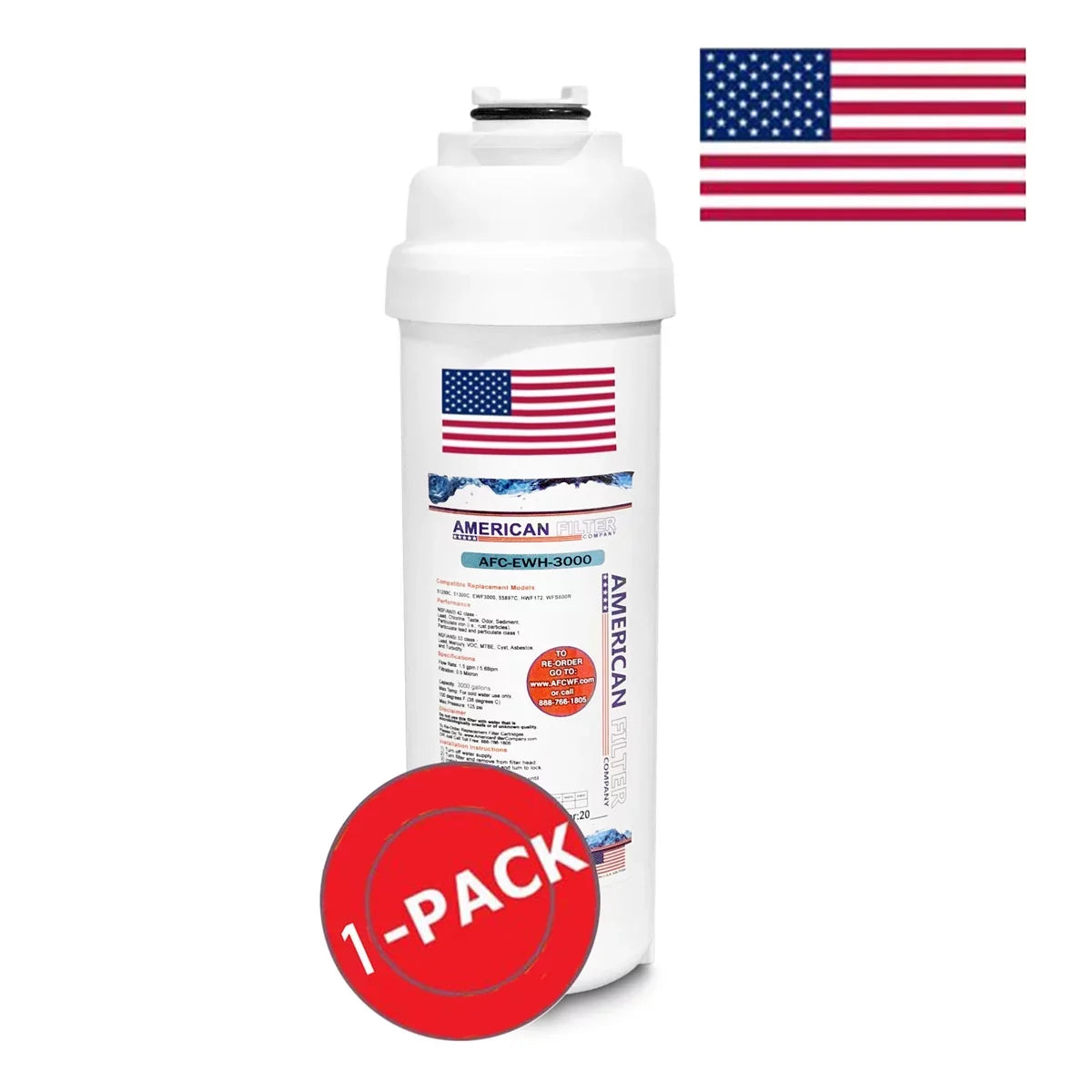 AFC Brand , moisture Filter , Model # AFC-EWH-3000 , suitable with HTVZ8SS-WF - 1 Filters - Made in U.S.A.