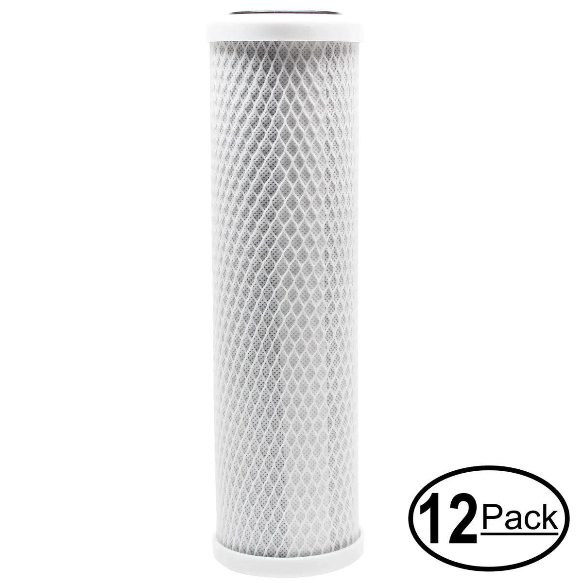 16-Pack Replacement for H2O Distributors UCF-03-14-USA Activated Carbon Block Filter - Universal 10 inch Filter for H2O Distributors Triple Stage Under Sink System - Denali Pure Brand