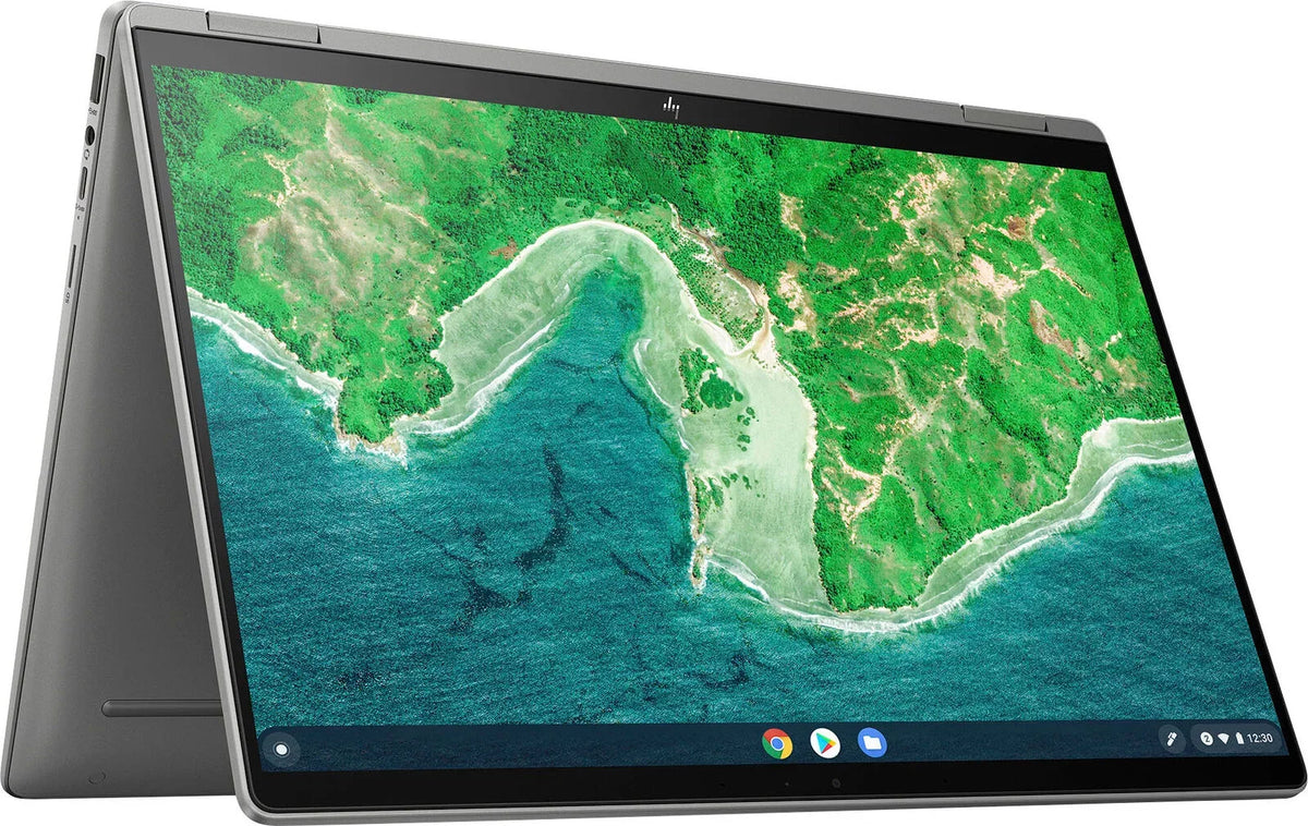 '- 14" 2-in-1 Wide Ultra XGA Touch-Screen Chromebook -  Core i3 - 8GB Memory - 128GB SSD - Mineral Silver