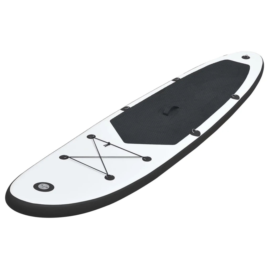 Walmeck Inflatable Paddleboard Set Black and White