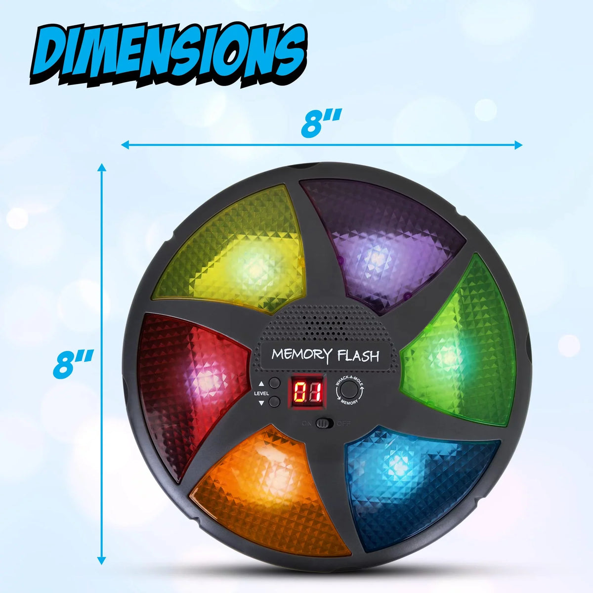 Point Games Handheld Memory Game, Kids Electronic Games, Fun for Kids with Lights & Sounds, Brain Challenge for Boys & Girls Ages 8+
