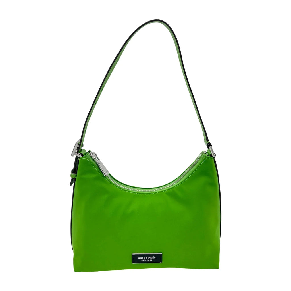 Kate Spade Sam Icon KSNYL Nylon Small Shoulder Bag - Green
