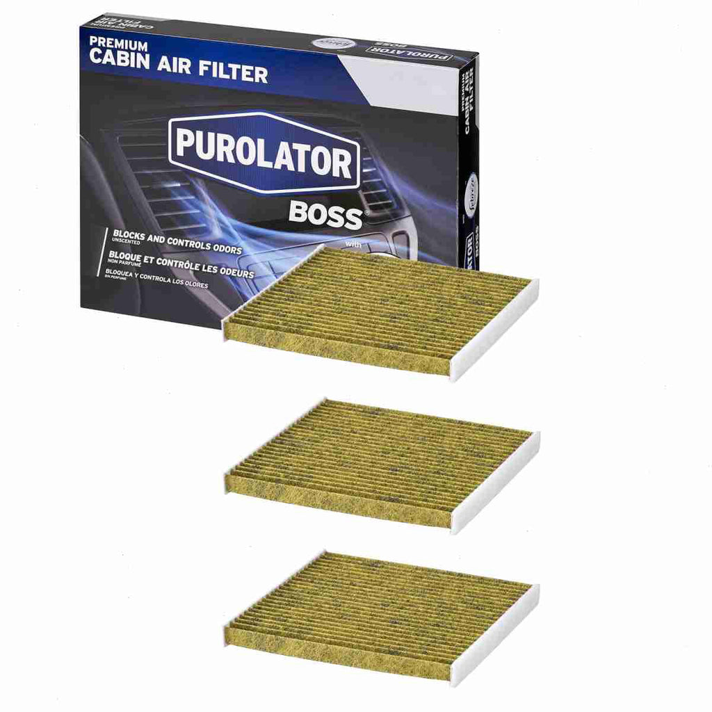 3 pc Purolator BOSS PBC35676 Cabin Air Filters for HVAC Heating Ventilation Air Conditioning Vent Filters Fits select: 2005-2010 CHEVROLET COBALT, 2006-2011 CHEVROLET HHR