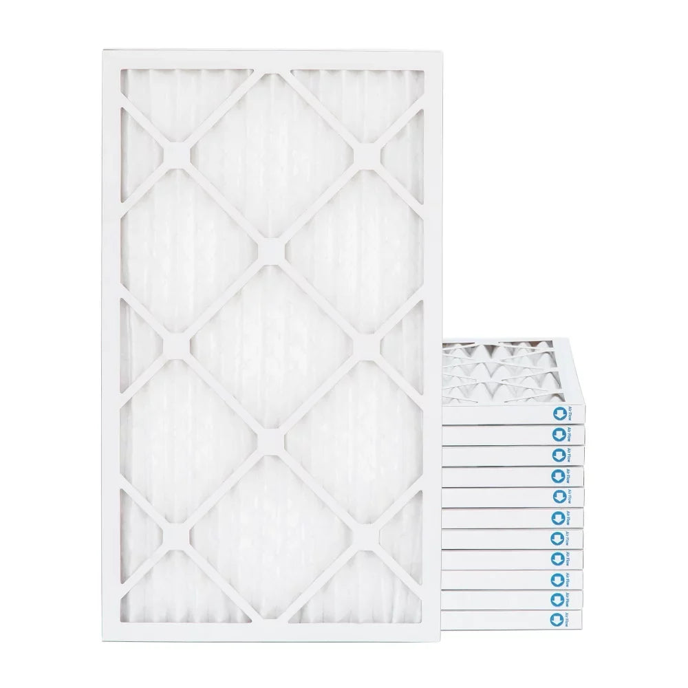 Actual Size: 9-1/2 x 23-1/2 x 3/4. Case of 12. 10x24x1 MERV 11, MPR 1000 Pleated AC Furnace 1" Air Filters by Pamlico