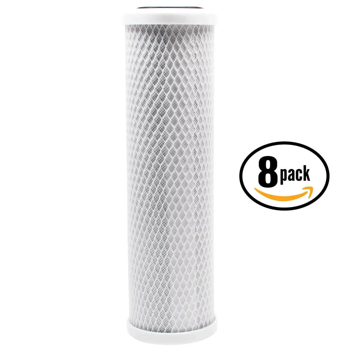 8-Pack Replacement DuPont WFPFC9001 Activated Carbon Block Filter - Universal 10 inch Filter for DuPont WFPFC9001 Universal Carbon Block Whole House System - Denali Pure Brand