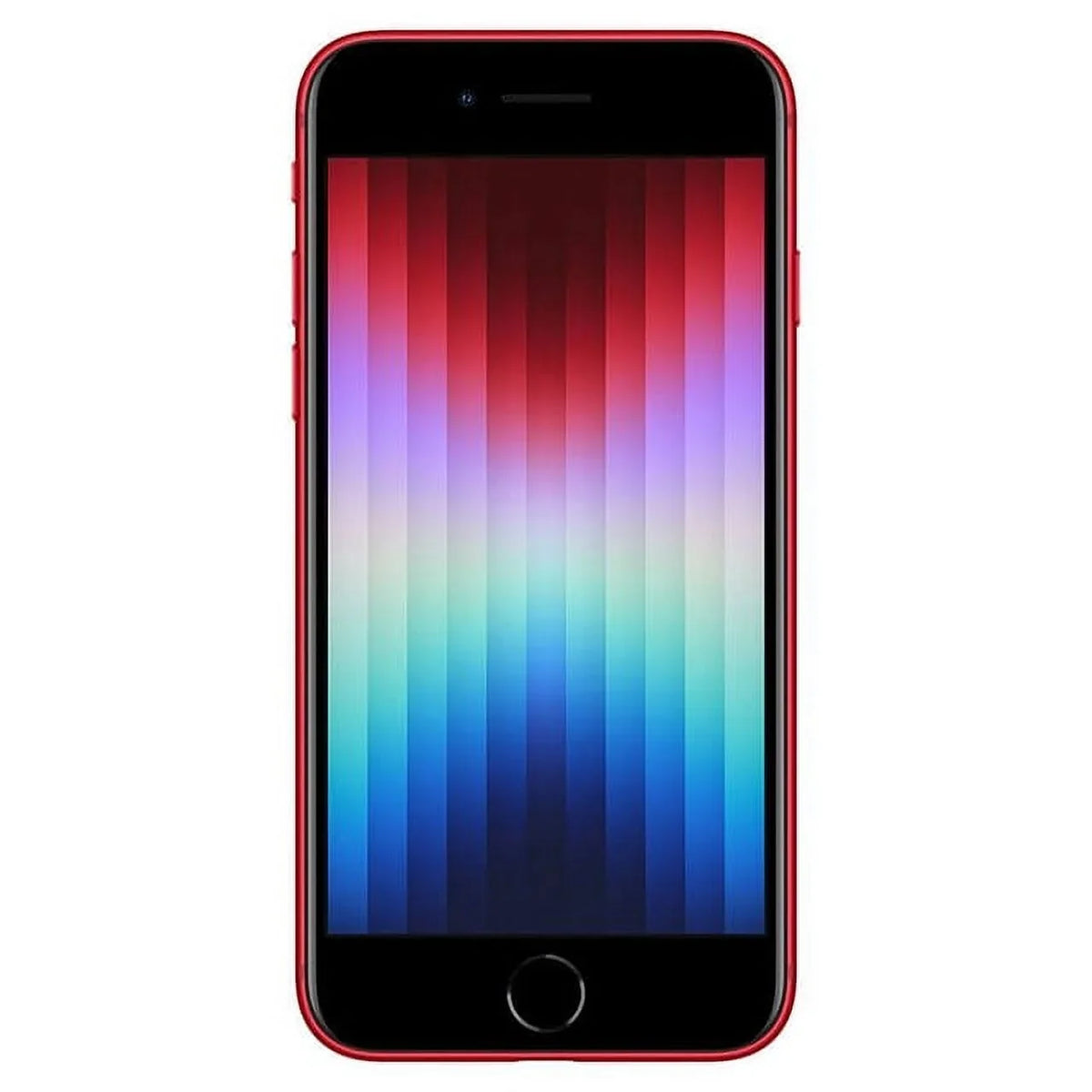 Restored  iPhone SE (3rd Gen) A2595 (Fully Unlocked) 128GB Red (Refurbished)
