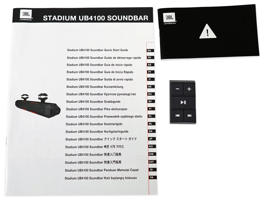 JBL Stadium UB4100 Powered Bluetooth Sound Bar For Polaris RZR/ATV/UTV/Cart/Jeep