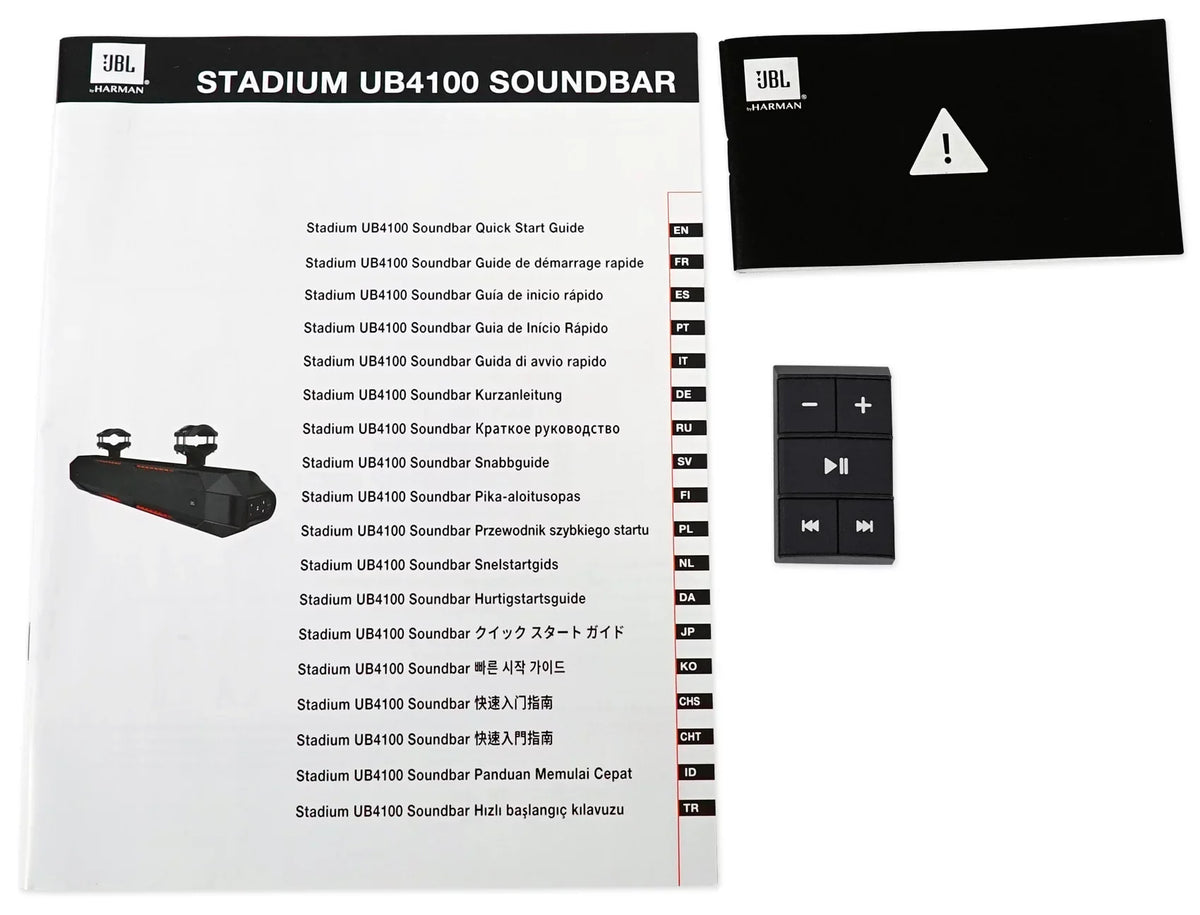 JBL Stadium UB4100 Powered Bluetooth Sound Bar For Polaris RZR/ATV/UTV/Cart/Jeep