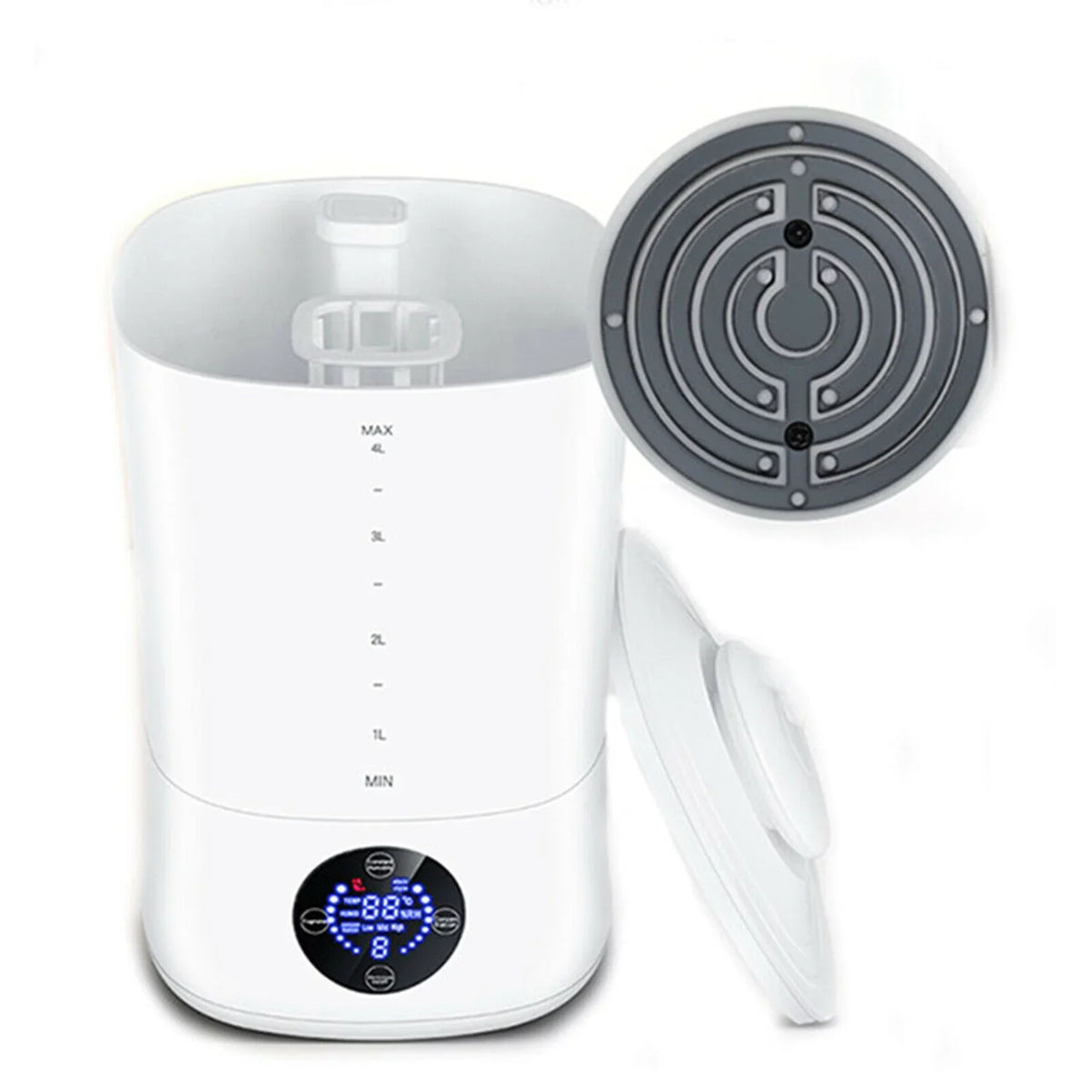 DIY Sodium 4L Hypochlorous Acid moisture Making Machine Humidifier W/ Remote White
