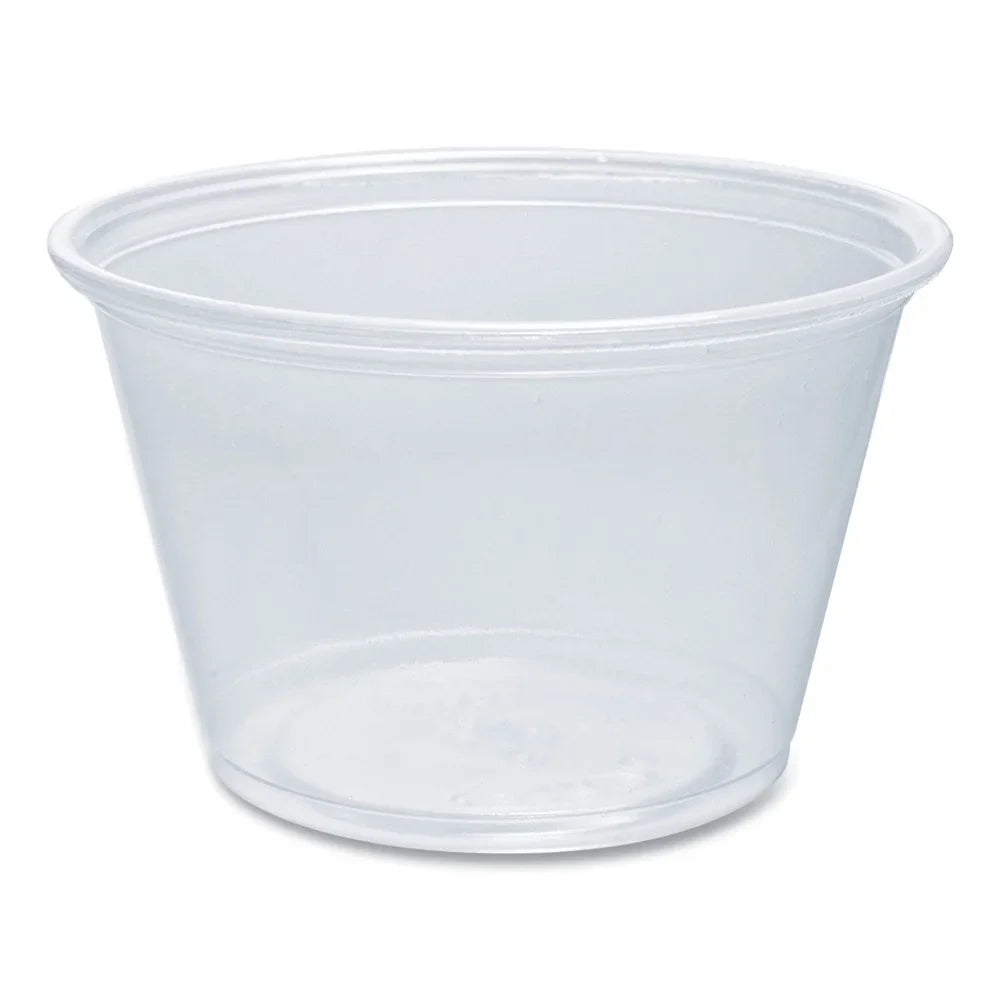 Polypropylene Portion Containers - Clear (2500/Carton)]. Dart 400PC Conex Complements 4 oz