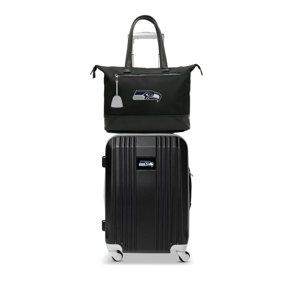 MOJO Seattle Seahawks Premium Laptop Tote Bag and Luggage Set