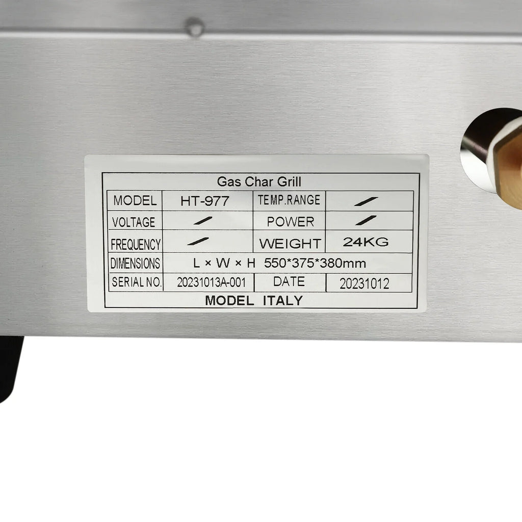 FY-977 Grills Built-in Stainless Steel Outdoor/ Intdoor Liquid Propane Gas Grill