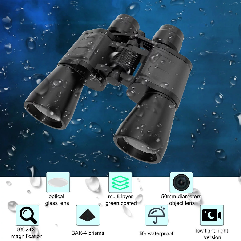 20x50 Binoculars for Adults Kids, Low Light Night Vision, Clear BAK4 Prism FMC Lens, For Bird Watching, Outdoor Sightseeing