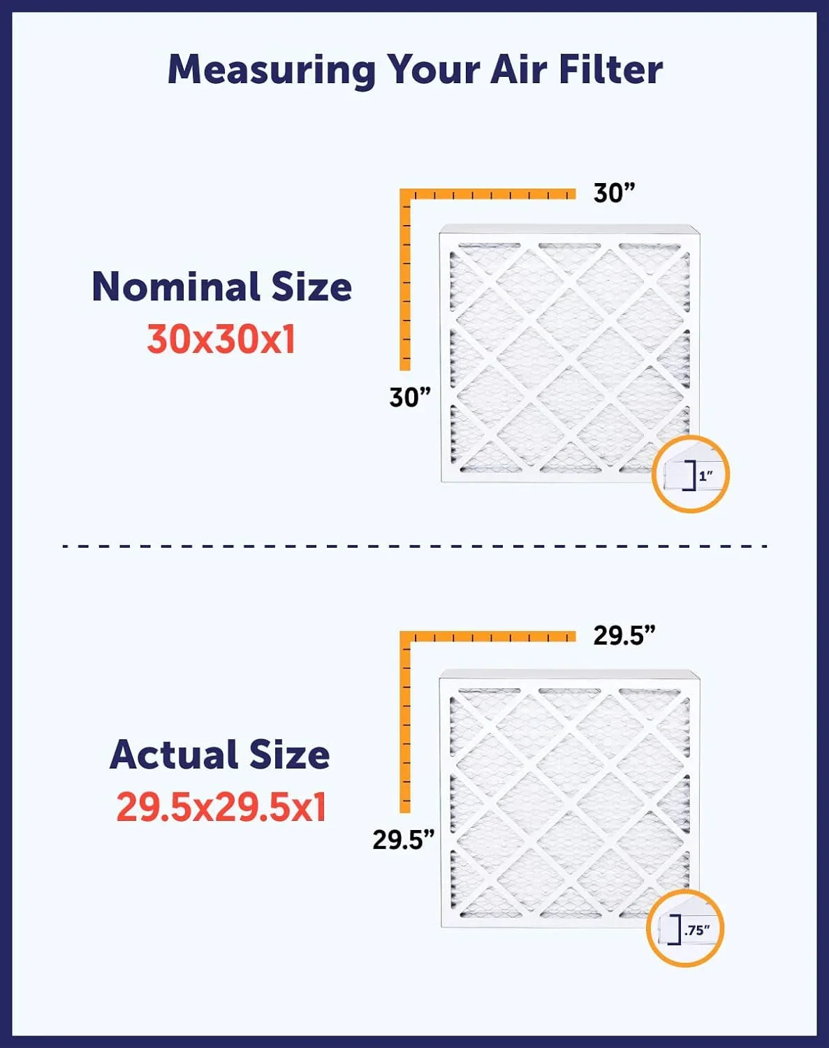 Filter King 38.5x63x1 Air Filter | 4-PACK | MERV 8 HVAC Pleated A/C Furnace Filters | MADE IN USA | Actual Size: 38.5 x 63 x .75"
