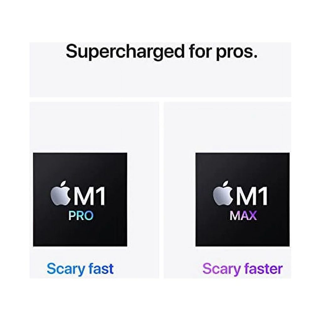 Restored  MacBook Pro (14-inch,  M1 Pro chip with 8 core CPU and 14 core GPU, 16GB RAM, 512GB SSD) - Space Gray (Refurbished)