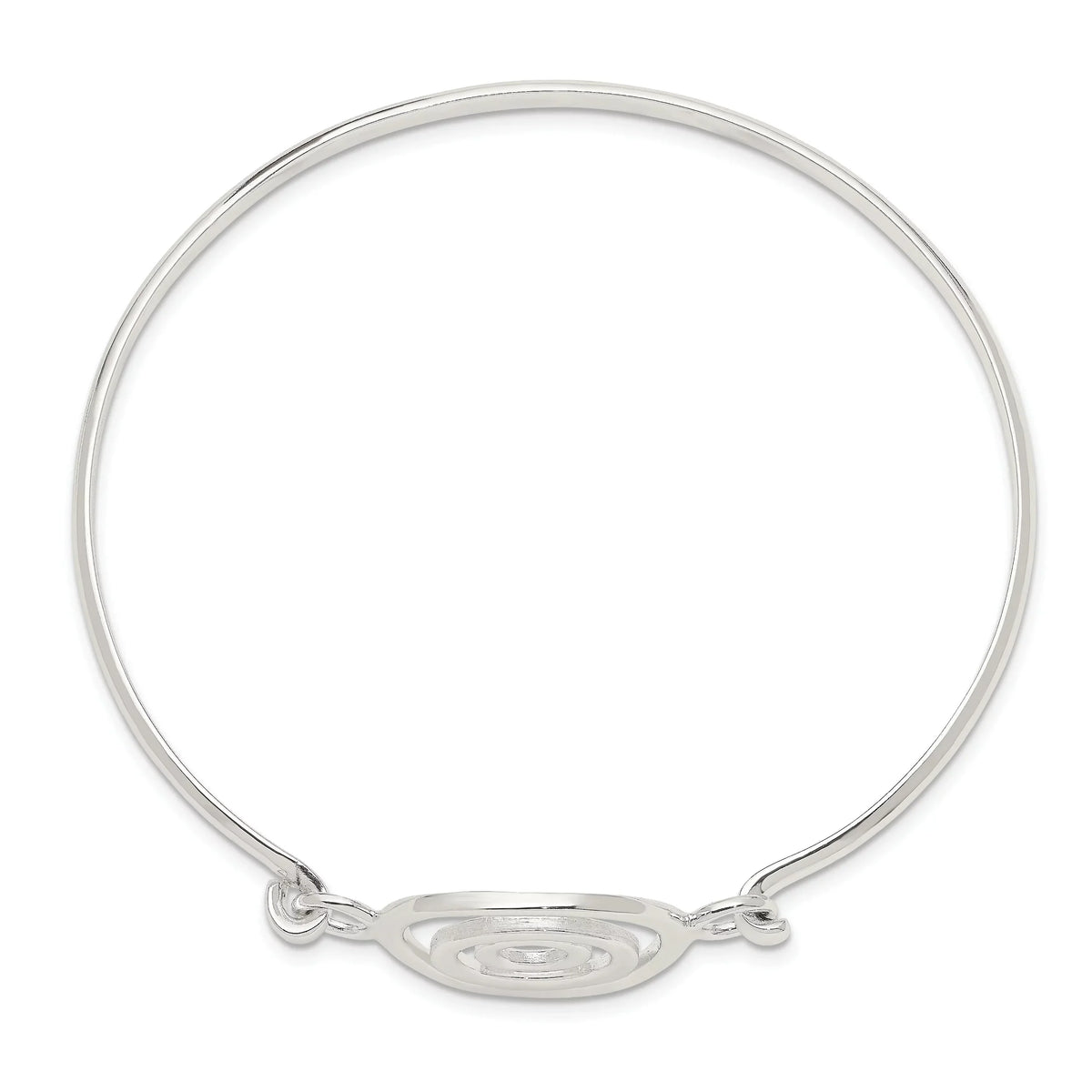 FJC Finejewelers Sterling Silver Mutli-circle Bangle Bracelet