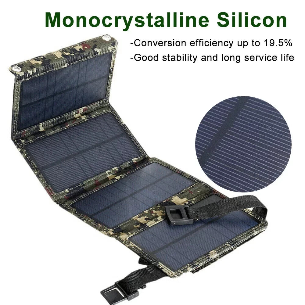 Jahy2Tech Foldable Outdoor 80W USB Solar Panel Portable Phone Charger Camping Hiking Rechargeable Battery High superior