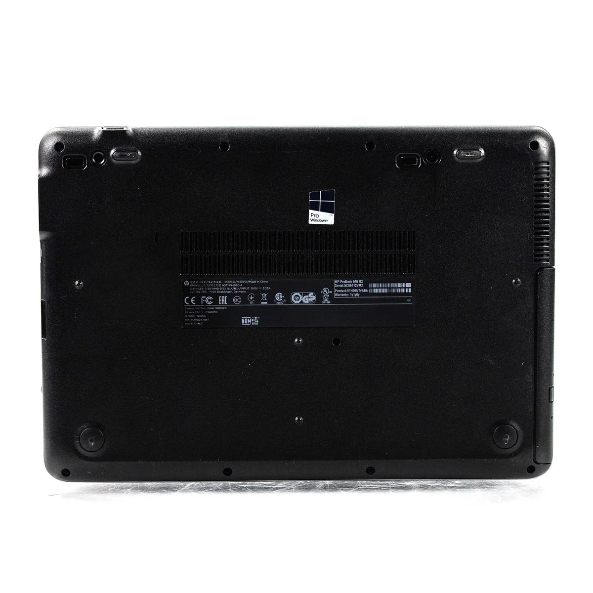 Used  ProBook 640 G2 14" Laptop Core i7 8GB 256GB SSD 2.5" Integrated Graphics Win 10 Pro 1 Yr Wty B v.WCA