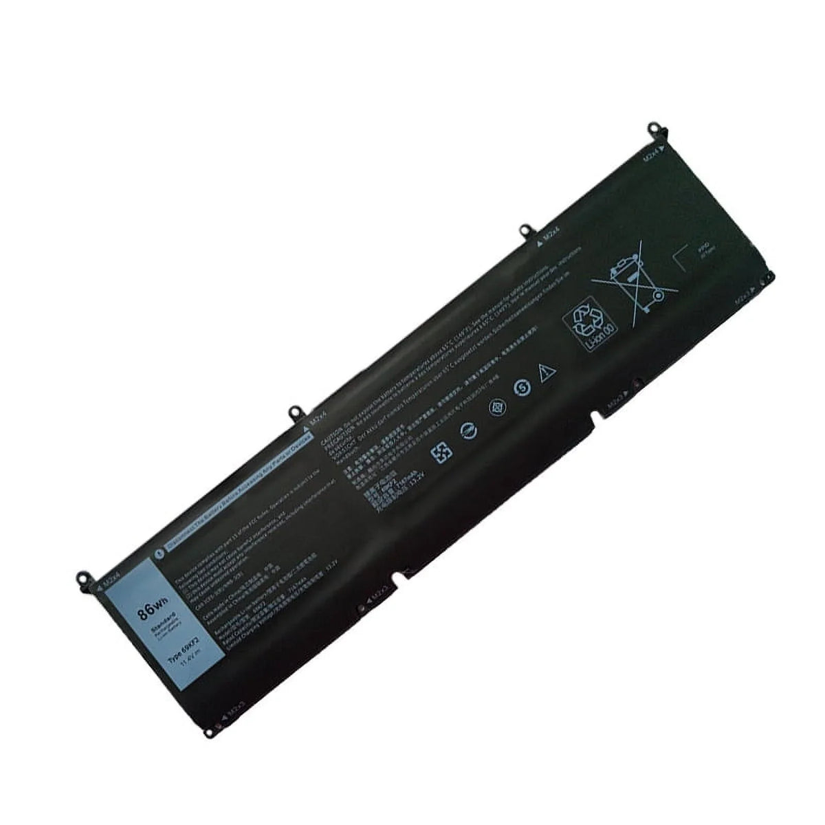 Emery TECH 86Wh 69KF2 Laptop Battery for  XPS 15 9500 Precision 5550 M59JH M15 M17